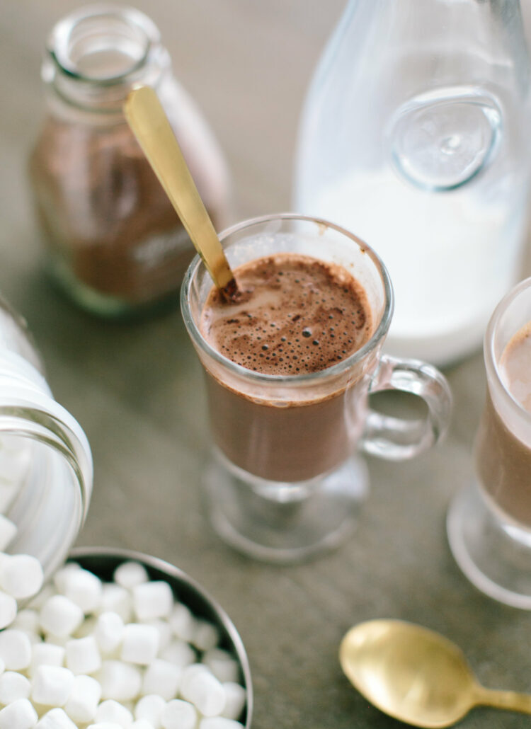 Romige chocolademelk